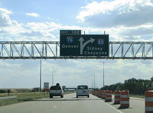 I-80 west at I-76 - 2005