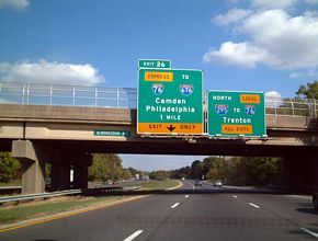 I-295 north at I-76 - 2001
