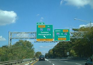 I-295 north at I-76 - 2001