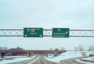 US 224 east at I-71/76 - 2000