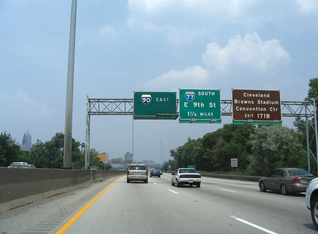 I-90 east at I-77 - 2006