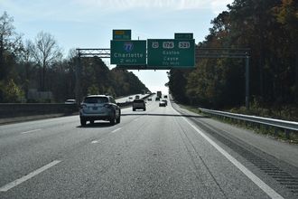 I-26 east at I-77 - Cayce, SC