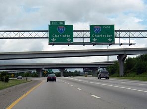 I-26 east at I-77 - 2003