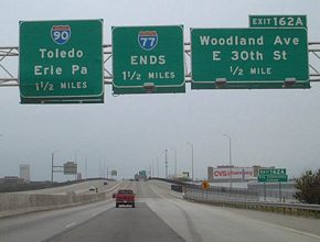 I-77 north at I-90 - 2002