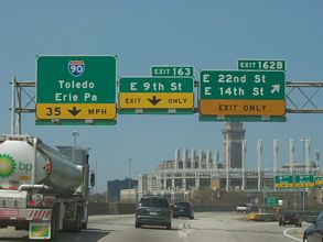 I-77 north at I-90 - 2006