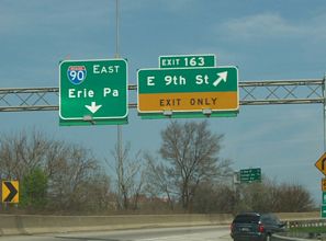 I-77 north at I-90 - 2006