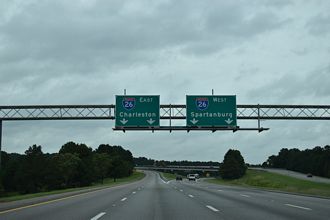 I-77 south at I-26 - Cayce, SC