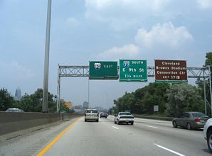 I-90 east at I-77 - 2006