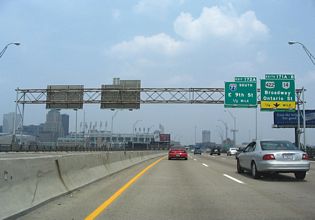 I-90 east at I-77 - 2006