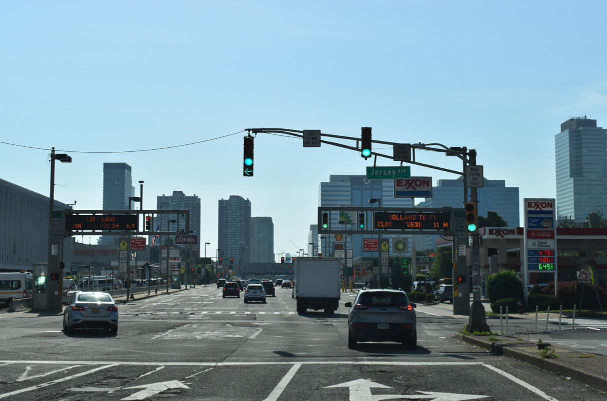 I-78 east at Jersey Av - Jersey City, NJ