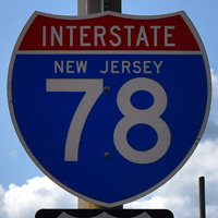 Interstate 78 shield representation