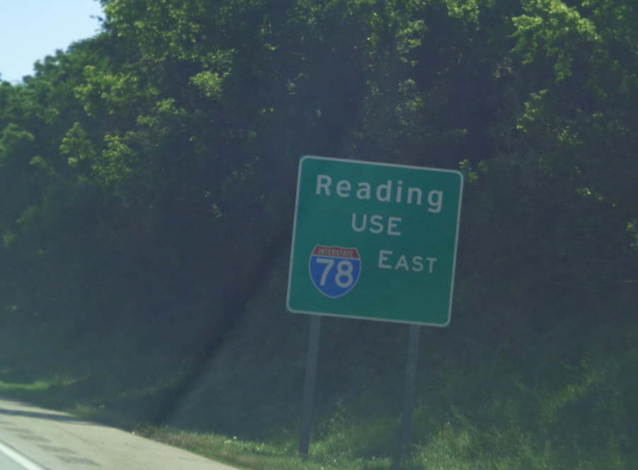 I-81 north at I-78 - Union Twp, PA