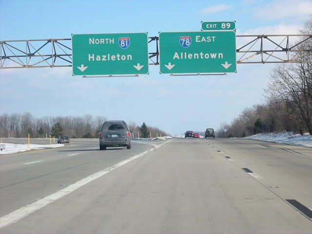 I-81 north at I-78 - 2002