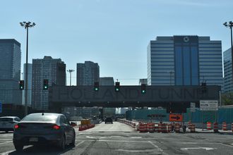I-78/12th St east at Marin Blvd - Jersey City, NJ