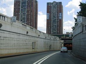 I-78 east at Holland Tunnel