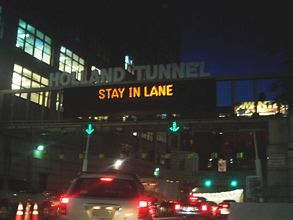 Holland Tunnel entrance at Broome St - Manhattan, NY