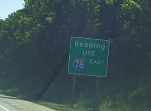 I-81 north at I-78 - Union Twp, PA