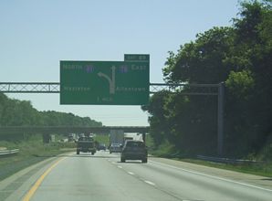 I-81 north at I-78 - Union Twp, PA