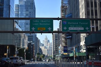Varick St south at Spring St / I-78 - Manhattan, NY