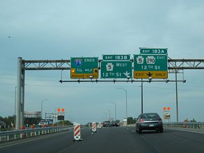I-79 north at PA 5/290 - Erie