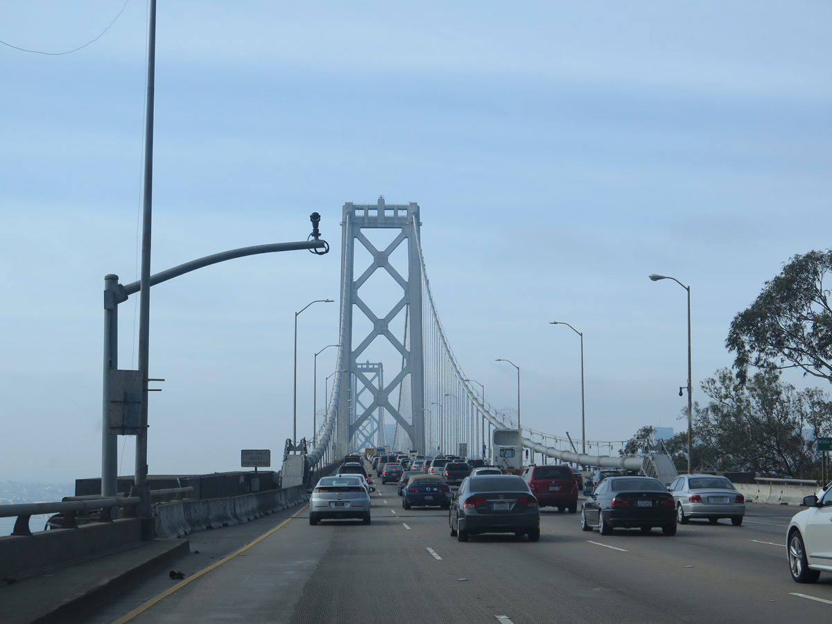 I-80 west - San Francisco Oakland Bay Bridge