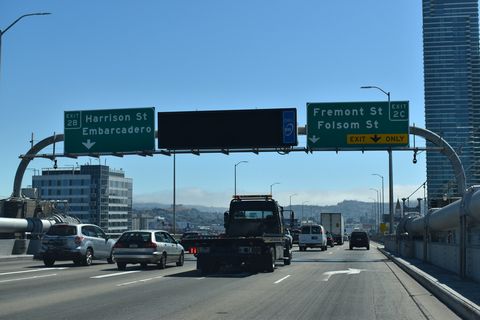 I-80 west at Embarcadero - San Francisco, CA
