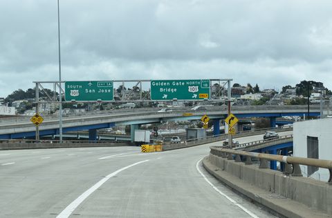 I-80 west at US 101 - San Francisco, CA