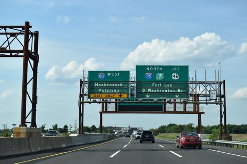 I-95/NJ Tpk East Spur north at I-80 - Ridgefield