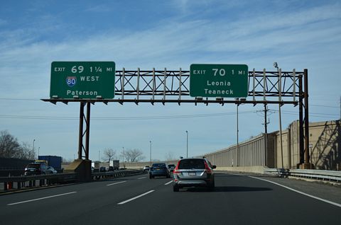 I-95 south at I-80 - 2016