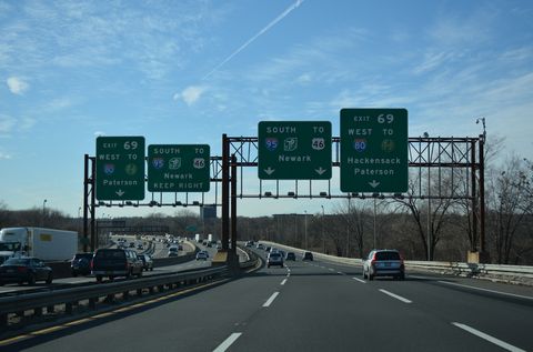 I-95 south at I-80 - 2016
