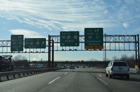 I-95 south at I-80 - 2016