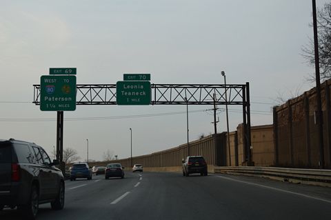 I-95 south at I-80 - Leona, NJ