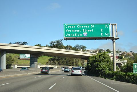 US 101 north at I-80 - San Francisco, CA