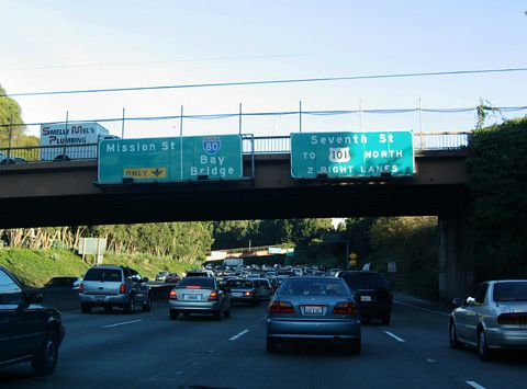 US 101 north at I-80 - 2004