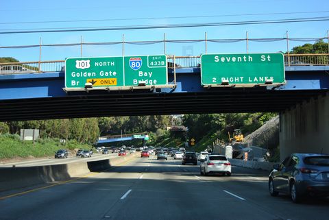 US 101 north at I-80 - San Francisco, CA