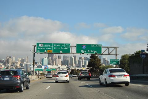 US 101 north at I-80 - San Francisco, CA