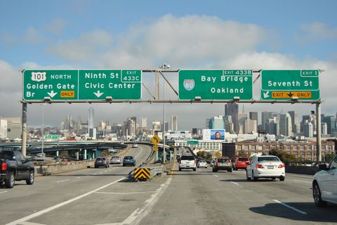 US 101 north at I-80 - San Francisco, CA