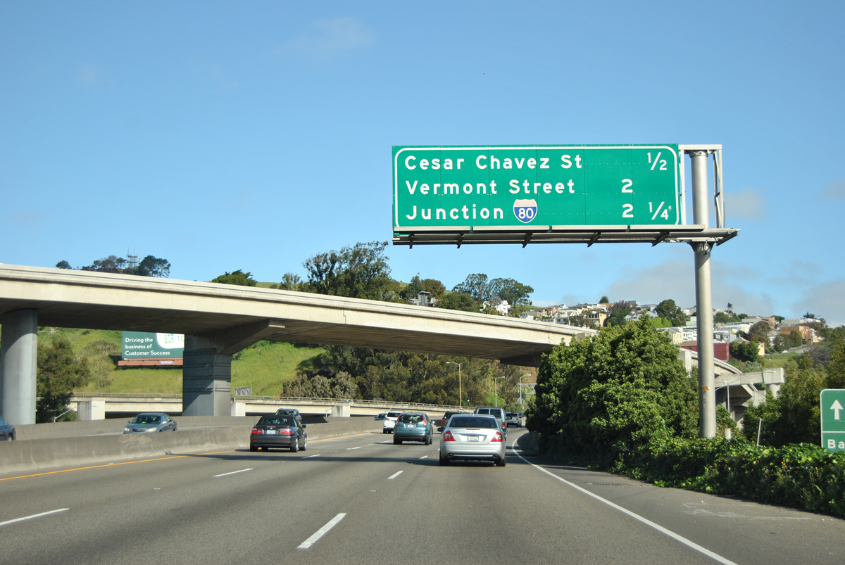 US 101 north at I-80 - San Francisco, CA