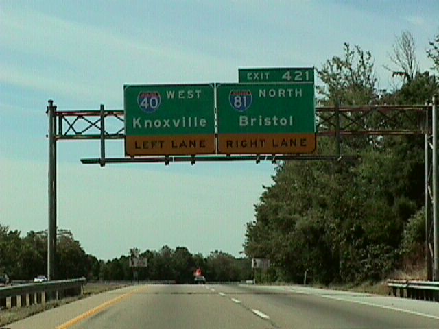 I-40 west at I-81 - 1998
