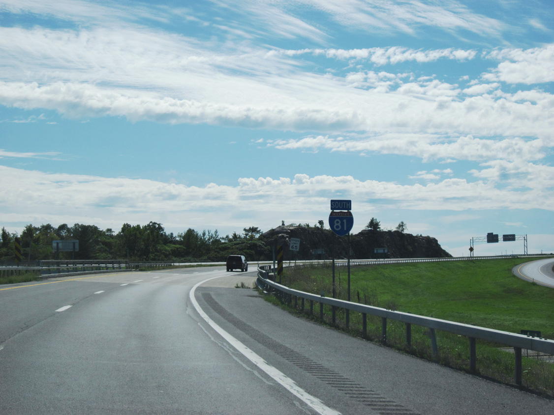 I-81 south at Island Rd - Wellesley Island, NY