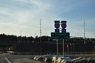 CR 191 north at I-81 - Alexandria, NY