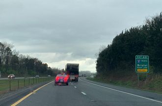 I-40 west at I-81 - Dandridge, TN