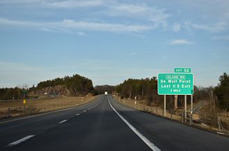 I-81 north at Island Rd - Wellesley Island, NY