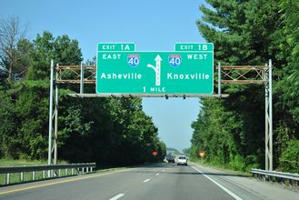 I-81 south at I-40 - 2012