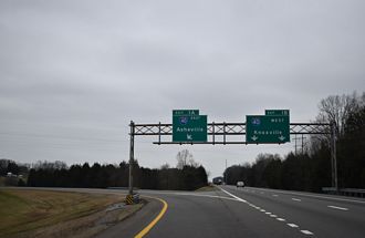 I-81 south at I-40 - White Pine, TN