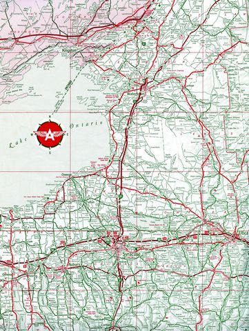 Interstate 81 corridor through Upstate New York – 1963