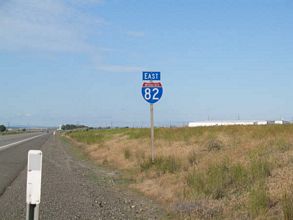 I-82 east after Power Line Rd - Hermiston, OR