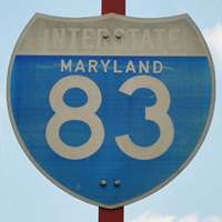 Interstate 83 shield representation