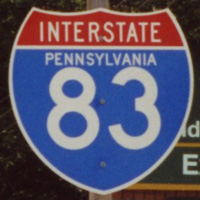 Interstate 83 shield representation