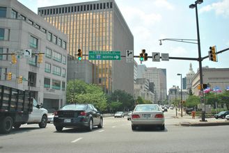 Fayette St west at I-83 - Baltimore, MD
